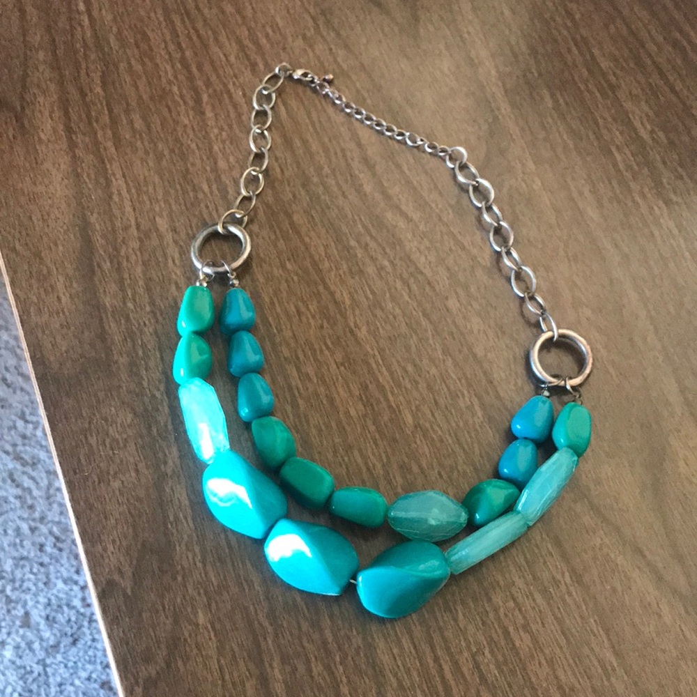 Turquoise chunky necklace